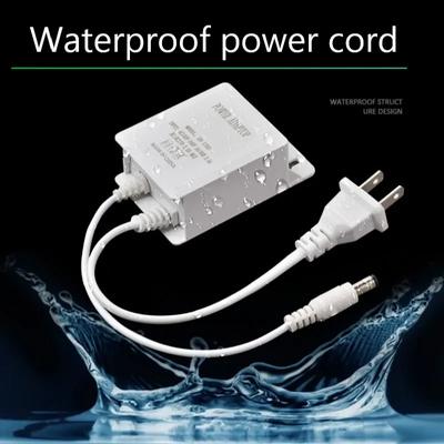 Адаптер питания США/ЕС Уличный Водонепроницаемый Вход AC 110-240V Выход DC 12V Вольт Источник Питания Зарядное устройство Европа Универсальный Адаптер Конвертер