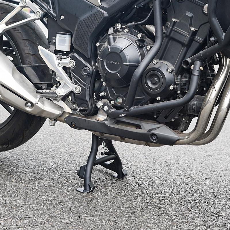 Модификация рамы Honda CB400X/CB500X/NX400/500: стабилизатор рамы, центральная подставка