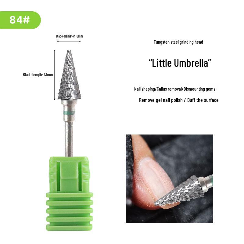 Коническая фреза из вольфрамовой стали для снятия гель-лака