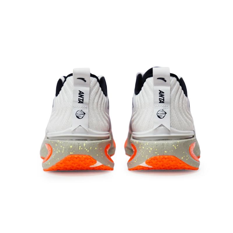 Men's Sneakers Anta Fabric Low top Running Shoes Men's Gray Orange