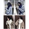 Solid Color Winter Knitted  Scarf Thick Warm Women Wrap Shawls Fashion Long Scarves