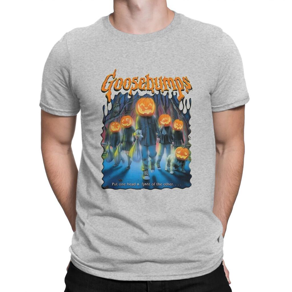 Pumpkins Zombi Unisex T Shirt Goosebumps Novelty Tees Short Sleeve O Neck TShirts Cotton Printed Clothes