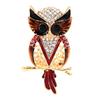 Эмалевая сова капает масло брошь для женщин элегантная мода милые животные вечеринка повседневная брошь булавки подарки