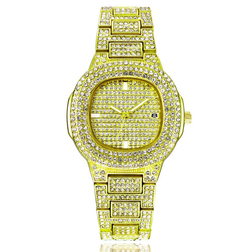New Fashion Women Watches Rhinestone Watch Ladies Calendar Quartz Watch Women Wristwatches Casual Men Watch Relogio Feminino