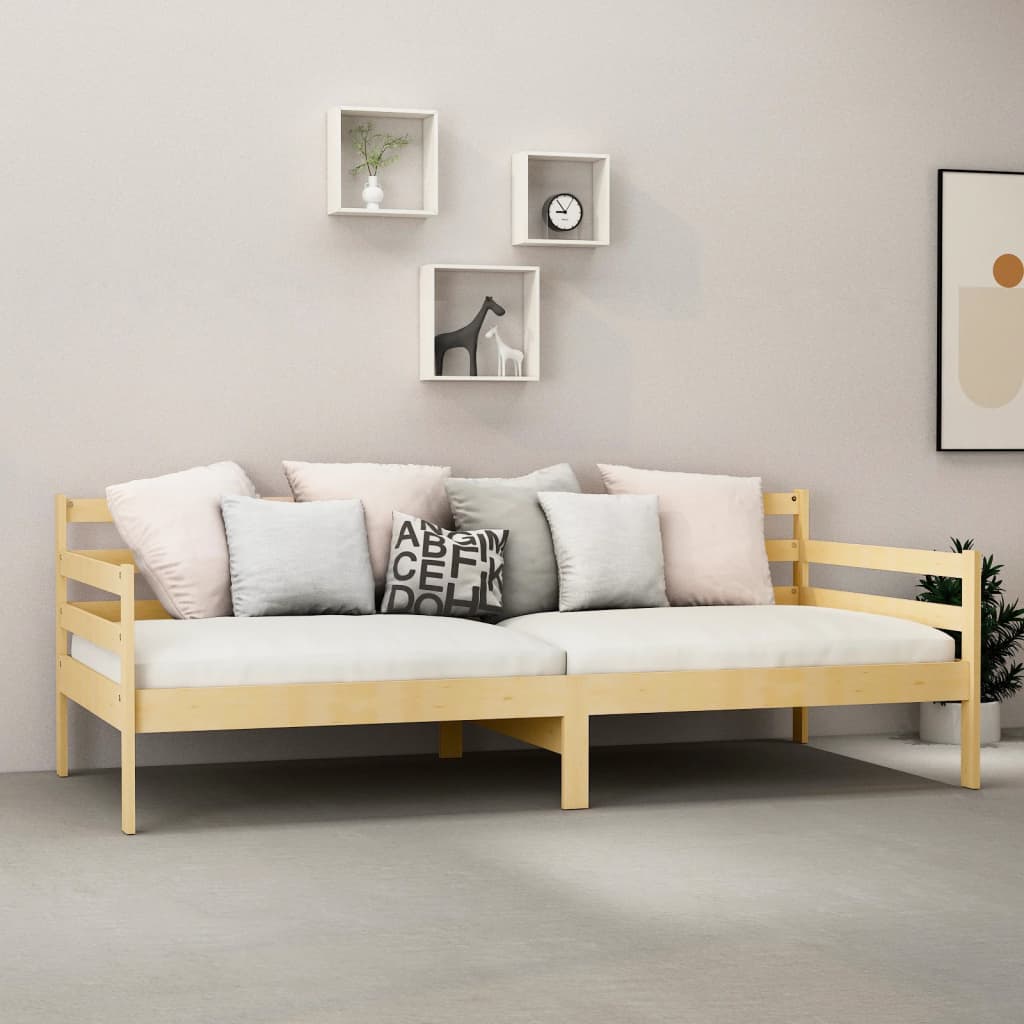 Daybed Solid Pine Wood 90x200 cm