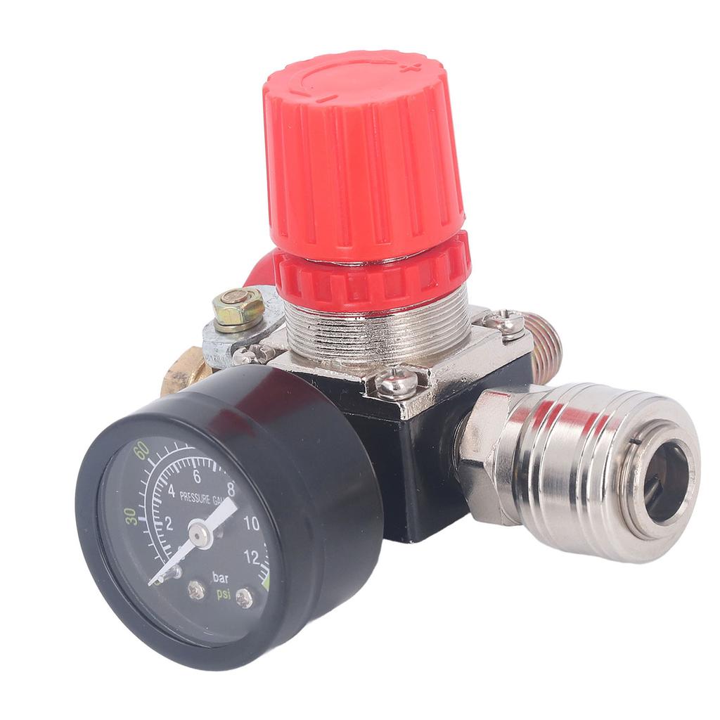 Регуляторный комплект с манометром, 4-ходовой клапан 0–180 PSI, европейский, для пневмоинструмента
