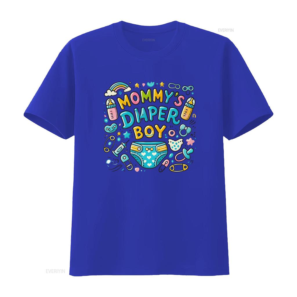 Mommys Diaper Boy Adorable Baby Design Abdl T Shirt Vintage Comfortable Fashion Casual Homme Graphic Unisex Stylish