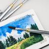 SeamiArt Dual Brush Tip Travel Painting Brush Nylon Hair Portable Drawing Pen for Watercolor Acrylic Gouache