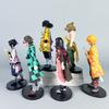 Anime Figure Kamado Tanjirou Nezuko Demon Slayer Figure Action Figures PVC Model Toys Zenitsu Figurine Inosuke Kimetsu No Yaiba