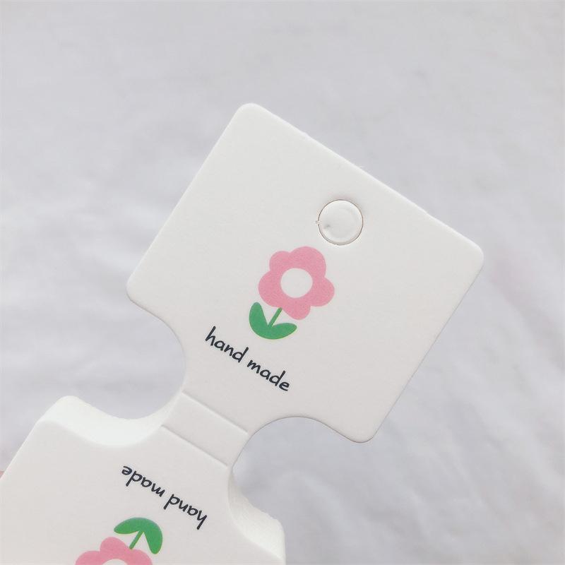 50 шт. уникальные мультяшные цветочные дисплеи картонные аксессуары для волос сложенные упаковочные карты аксессуары розничные ценники дисплейные карты