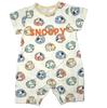 Takihyo Snoopy Newborn Coverall, Cotton Jersey, 75th Anniversary Art, 70cm X 80cm, Off-White, 215152672