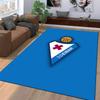 Blue SDEIBAR Logo Carpet Design suitable as a non-slip mat for the living room or bedroom sofa