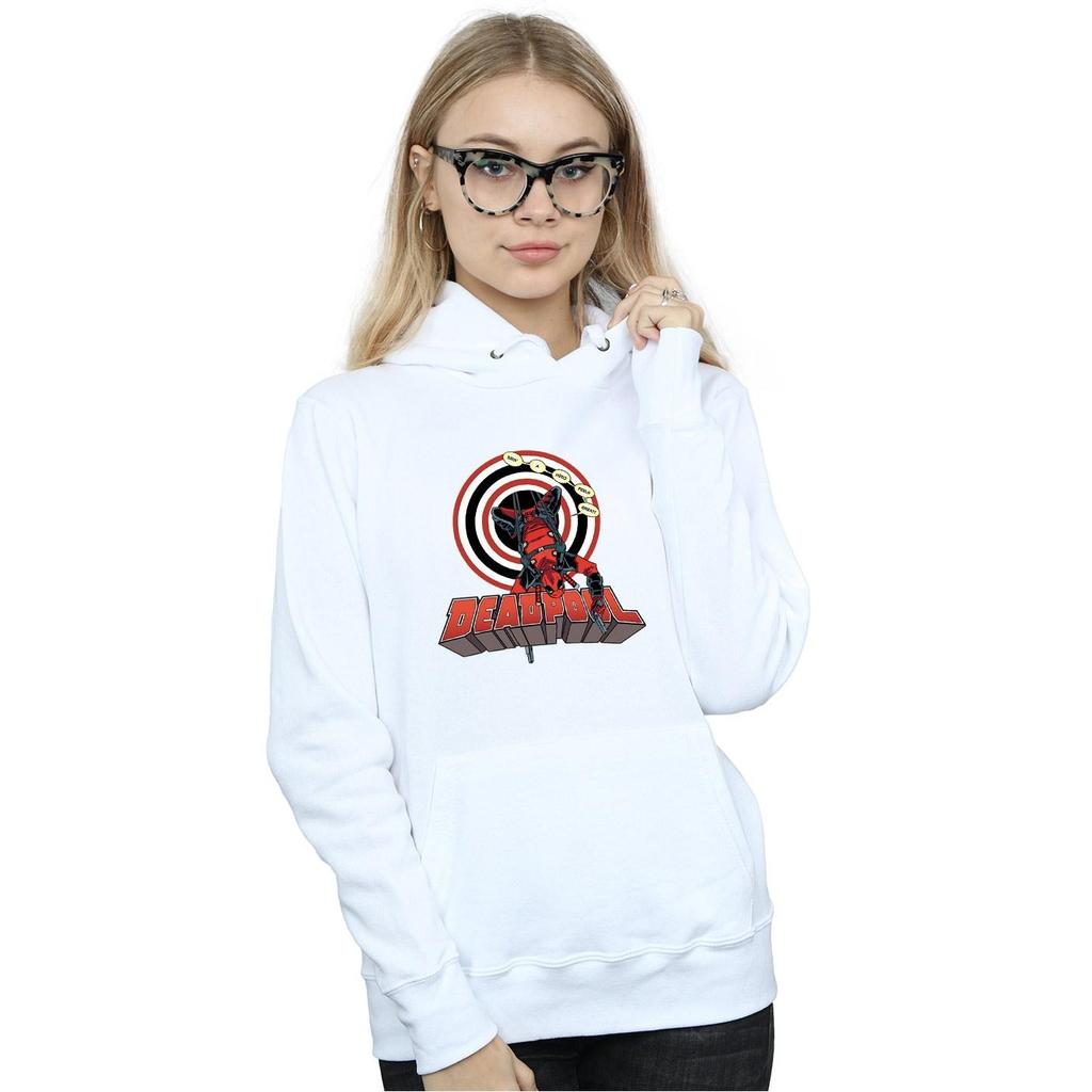 Marvel Womens/Ladies Deadpool Upside Down Hoodie