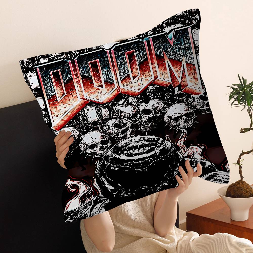 Игра D-Dooms E-Eternal Персонализированные Картинки Текст Домашние Декоративные Подушки Домашние Подарки 45X45См