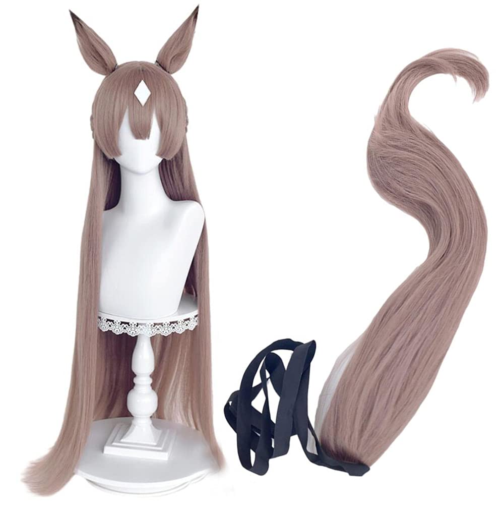 Heat-Resistant Cosplay Wig for Disguise, Includes Net and Comb, Wig, Ears, and Tail (Satono Diamond)