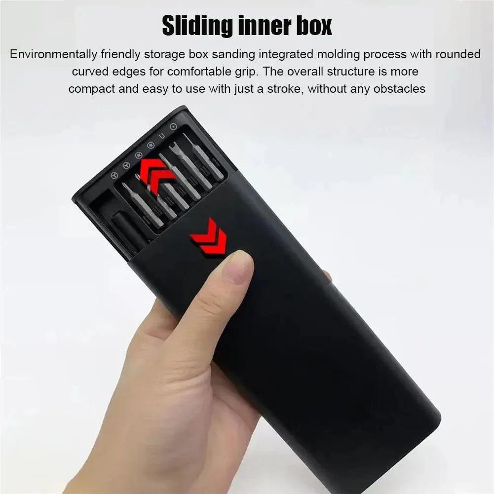 Набор прецизионных отверток 24-в-1, Мини-набор для ремонта с переноской для камер, ноутбуков, сотовых телефонов, очков, игровых консолей, часов