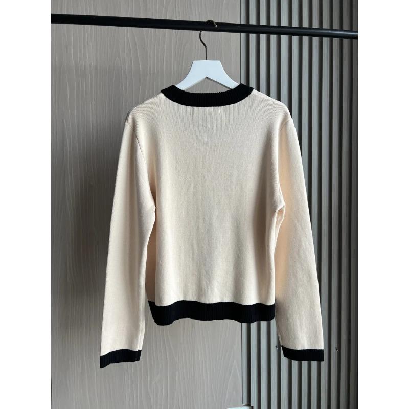 С золотыми пуговицами Traf осень/зима модный цветной короткий круглый вырез женский вязаный кардиган