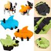 Stylish Wangupet Shark Fin Pet Life Jacket For Small And Large Dogs