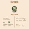 ELEVENS COFFEE | Rise & Shine | Specialty Coffee Capsules | 100% Arabica | 11 Aluminium Coffee Pods (10 + 1) | Dark Roast | Intensity 9