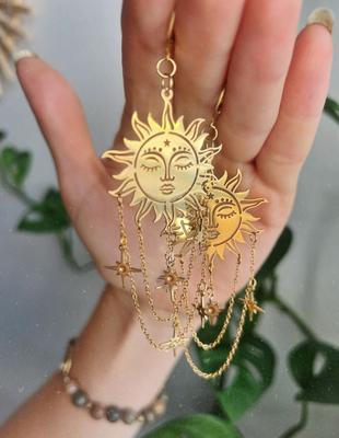 Винтажные серьги-подвески в богемном стиле, модного цвета меди и золота, идеально подходящие для повседневной носки, вечеринок и праздничных подарков для женщин