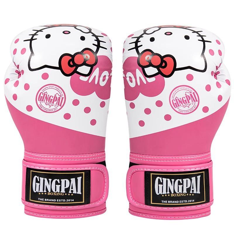 Kids Boxing Gloves Training Punching Bag Sparring Youth MMA Muay Thai Protective Gear PU Leather 4oz 6oz