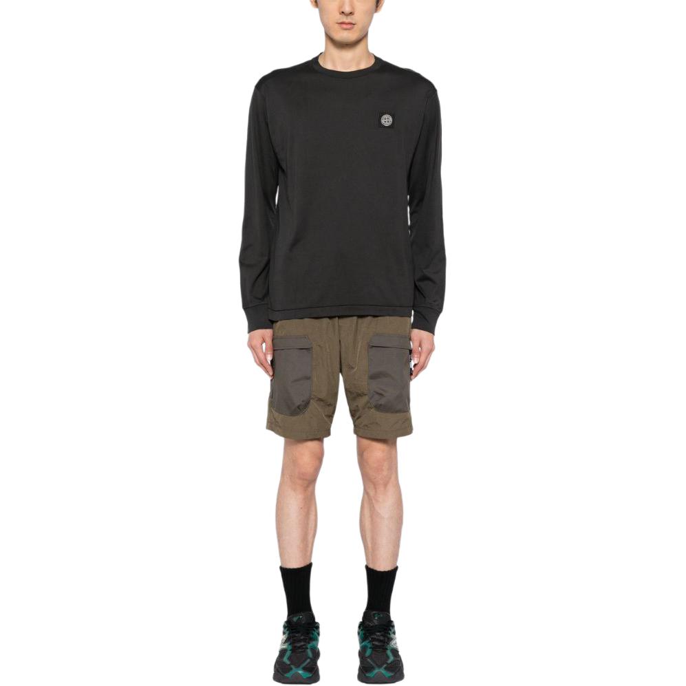 STONE ISLAND Худи хлопковое с аппликацией-компасом 811522713-A0029