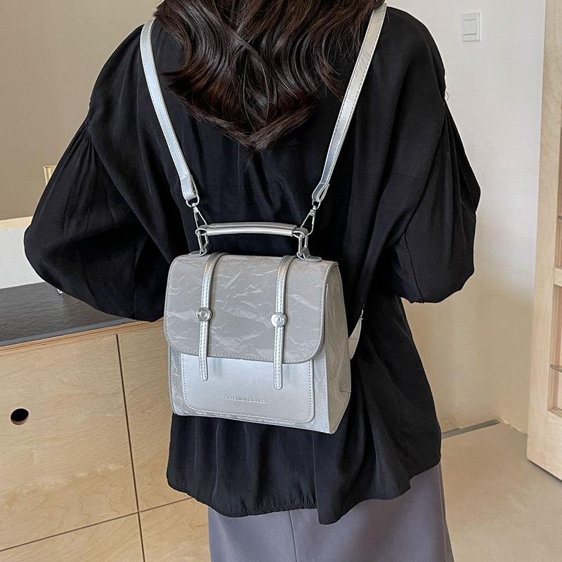 Высококачественный рюкзак для женщин. Рюкзаки. Новый модный однотонный минималистичный рюкзак 2024 года для девочек. Сумка для студентов колледжа.