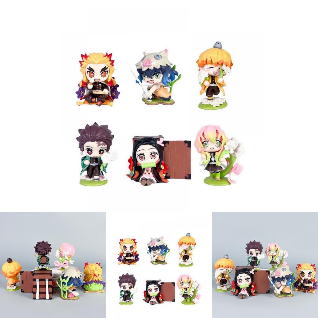 Demon Slayer Kimetsu No Yaiba Pvc Action Figures For Anime Enthusiasts And Decor