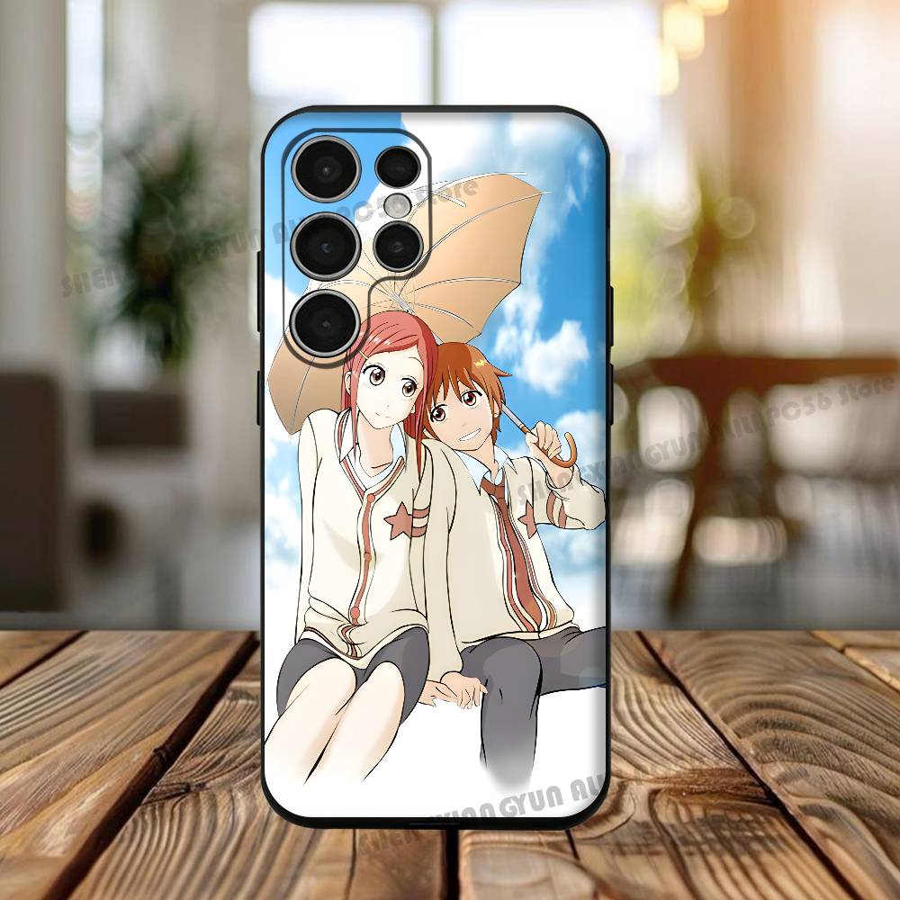 Мультяшный Милый C-Complex Риса Ацуши Силиконовый Чехол Для Samsung S25,24,23,22,21,20 Plus Ultra 5G Lite Ударопрочный Чехол