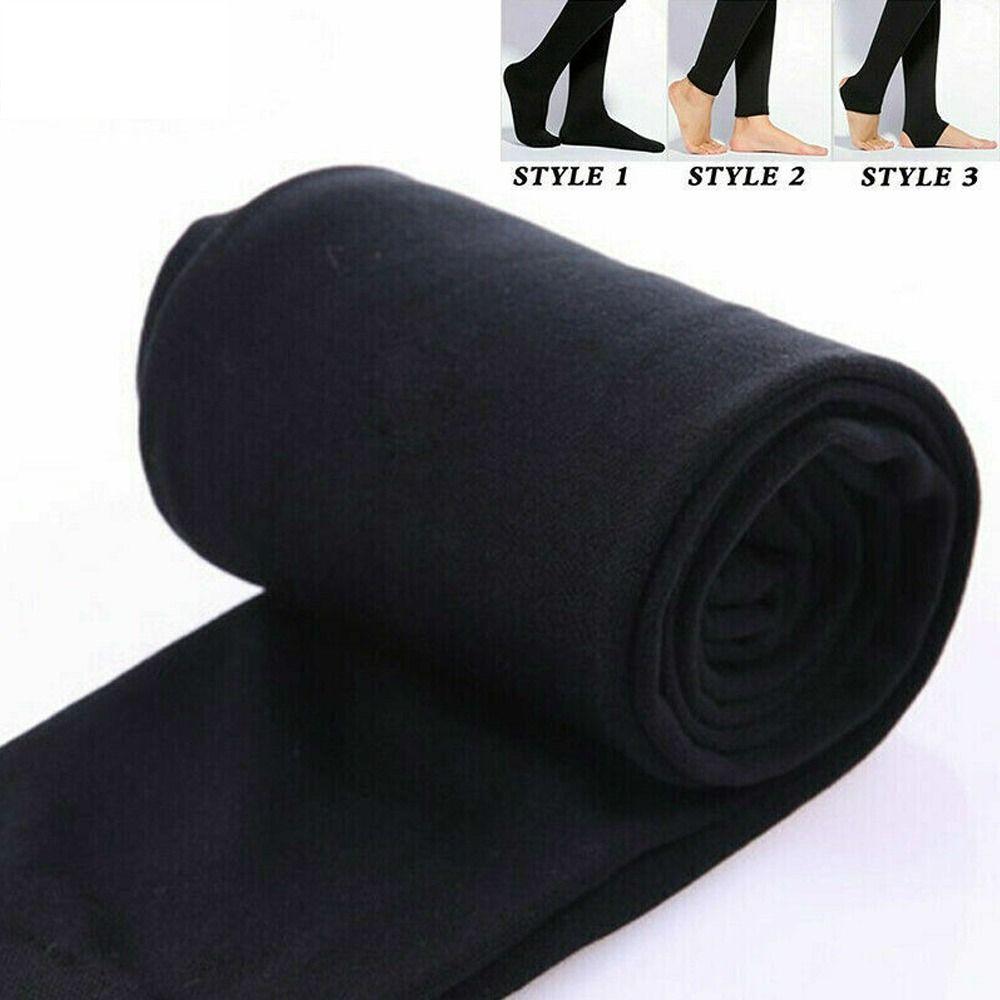 Stretchy Trousers Clothing Accessories Fleece Leggings Full Foot Tights Pants Women's Pantyhose