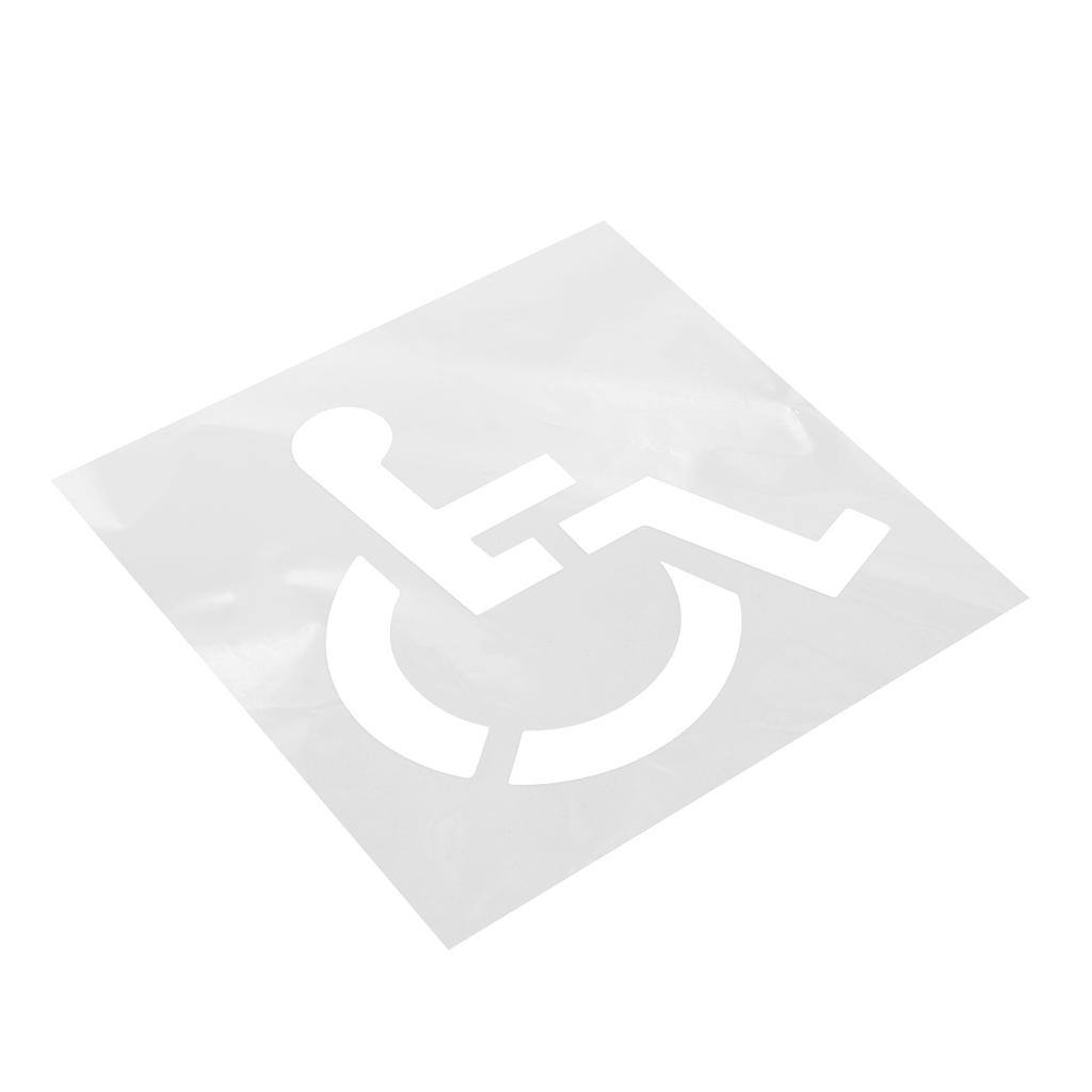 Трафарет символа парковки Многоразовый силиконовый шаблон символа парковки для покраски парковки в гараже