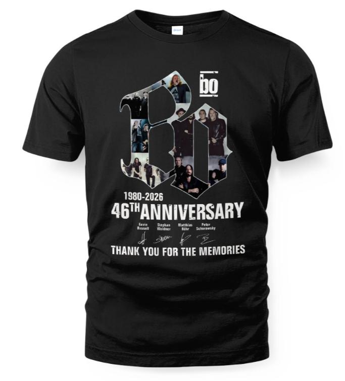 2026 Summer Hot Sale Bhse OnkelzSeitein Bhse Onkelz 46 Years Tour T Shirt Unisex Vintage Top Breathable Streetwear Casual Tee