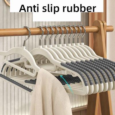 Противоскользящая вешалка для одежды, вешалка для домашней одежды, бесшовная и устойчивая к плечам, вешалка для одежды, защитная вешалка для гардероба