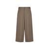 JNBY Women's 2023 Winter Wide-Leg Cropped Wool Trousers