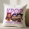 Kpop Аниме 45x45 см Наволочка для диванной подушки Чехол для подушки Охотники на демонов Декор