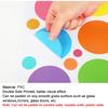 Whaline 9 Sheets Polka Dots Window Clings Back to School Colorful Circle Dots Window Stickers Large Small Round Polka Dot Double-Sided Windows Decals