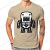 Halloween Anime Domo Kun T Shirt Graphic Oneck Cotton  Short Sleeve