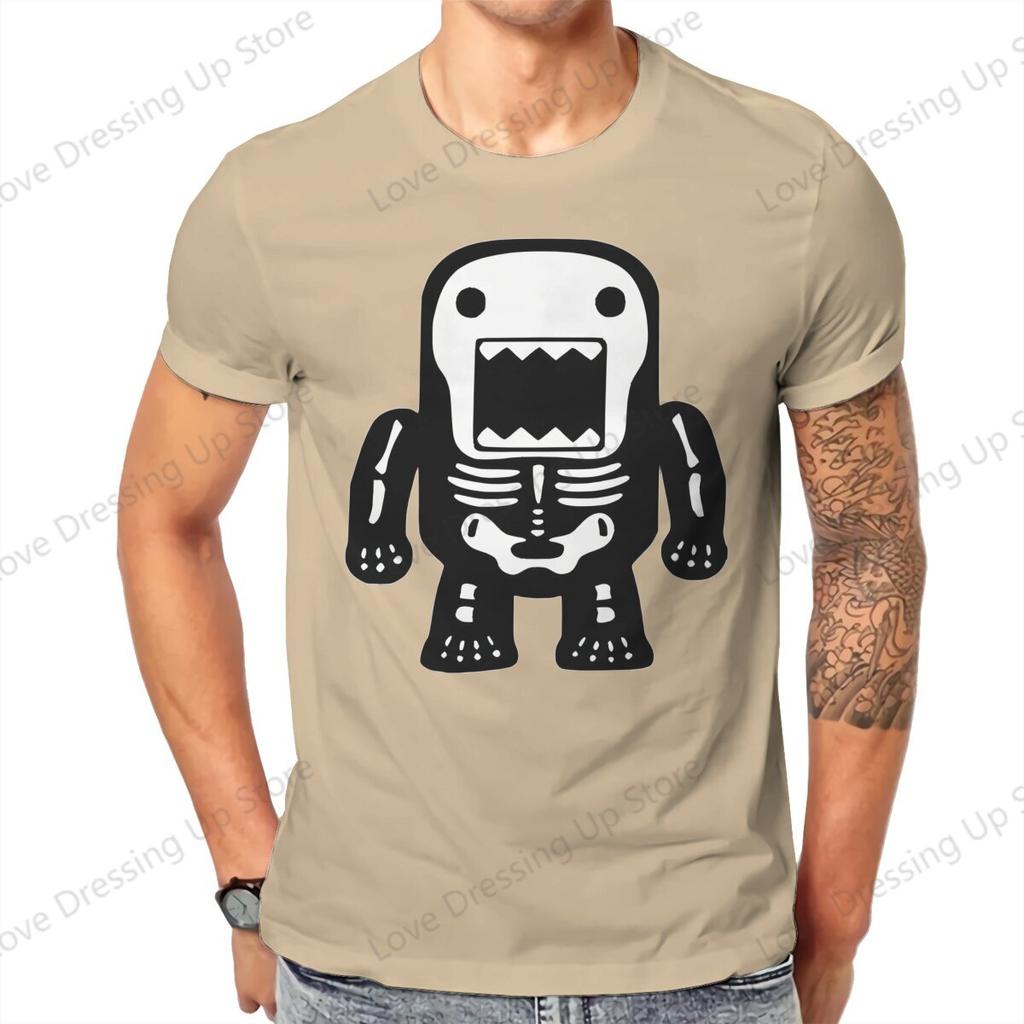 Halloween Anime Domo Kun T Shirt Graphic Oneck Cotton Short Sleeve
