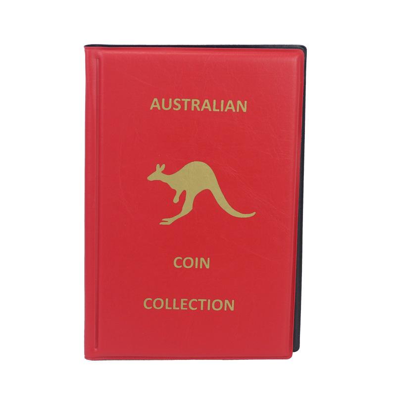 Альбом для коллекции монет и марок на 240 карманов с нескользящей ПВХ обложкой, английская версия, дизайн с отрывными листами