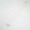 [Used] TIFFANY/Tiffany 925 Double Loop Necklace [g389-59]