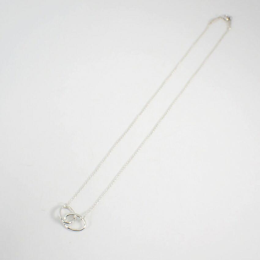 [Used] TIFFANY/Tiffany 925 Double Loop Necklace [g389-59]