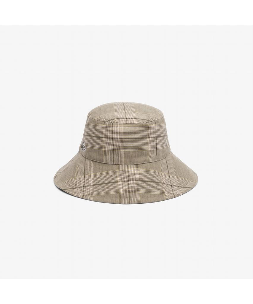 LACOSTE Женская клетчатая панама-ведро Rk5632-55N Aim