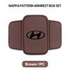 Leather Car Armrest Mat Center Console Armrests Storage Box Pad Protection Cushion For Hyundai i10 i20 i30 i40 ix20 ix35 ix55 R7