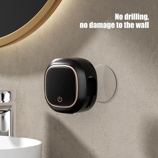 УФ-дезинфицирующее средство для зубных щеток, держатель для хранения, перезаряжаемый, простой в установке, настенный держатель для зубных щеток с УФ-лампой