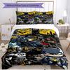 3pcs Duvet Cover Set (1*Duvet Cover + 2*Pillowcase, Without Core), Superheroes Print Soft All‑Season Bedding Set, Home Bedroom Decor Gift