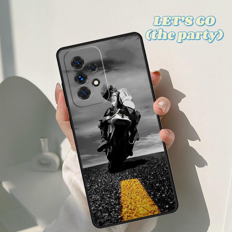 Чехол для телефона Moto Motorcycle Для Samsung Galaxy A42 A31 A40 A51 A71 A32 A80 A91 A52 A72 A73 A20e A21S A50 A70 A11 A12 Чехол