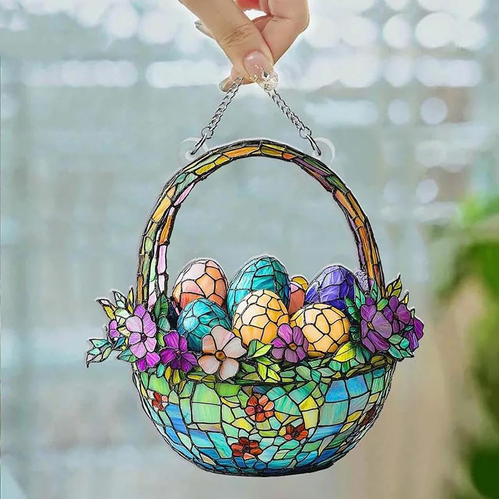 2D Easter Egg Acrylic Flat Printing, Suitable For Home Wall Decoration, Hanging And Hanging