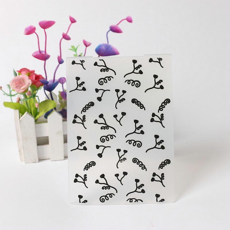 Дерево Цветок Лист Рамка Пластиковые Папки Для Тиснения Трафарет для DIY Скрапбукинг Альбом Карты Декор Шаблон Гора