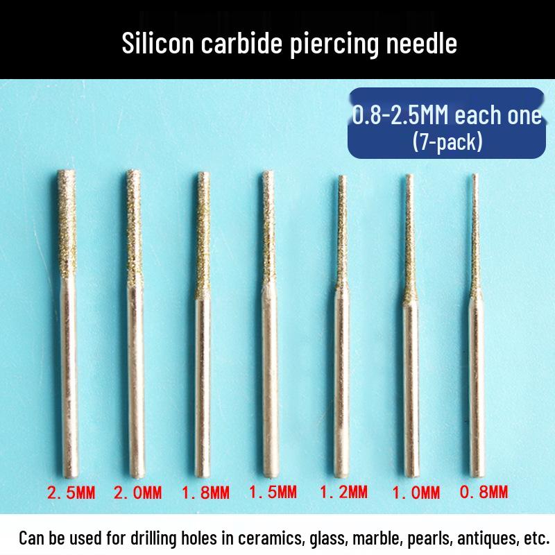 Jade Grouting & Tile Drill Bit - Hollow Needle Design for Precision