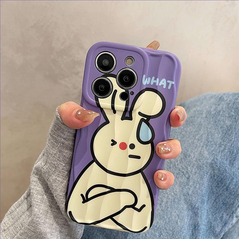 Силиконовый чехол с забавным мультяшным кроликом Imd для Iphone 13 11 12 14 Pro Max 14 Plus, модный мягкий чехол